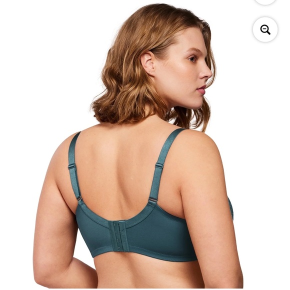 HSIA Enchante Lace enchant Blue Unlined Underwire Bra Sz.42DDD bnwt - Picture 3 of 11